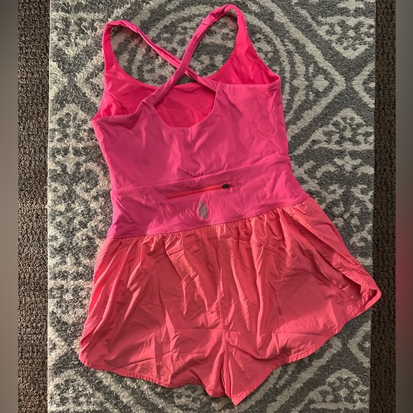NWOT Women's Free People Hot Pink Righteous Runsie - Picture 4 of 4